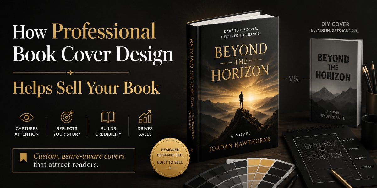 How Professional Book Cover Design Helps Sell Your Book