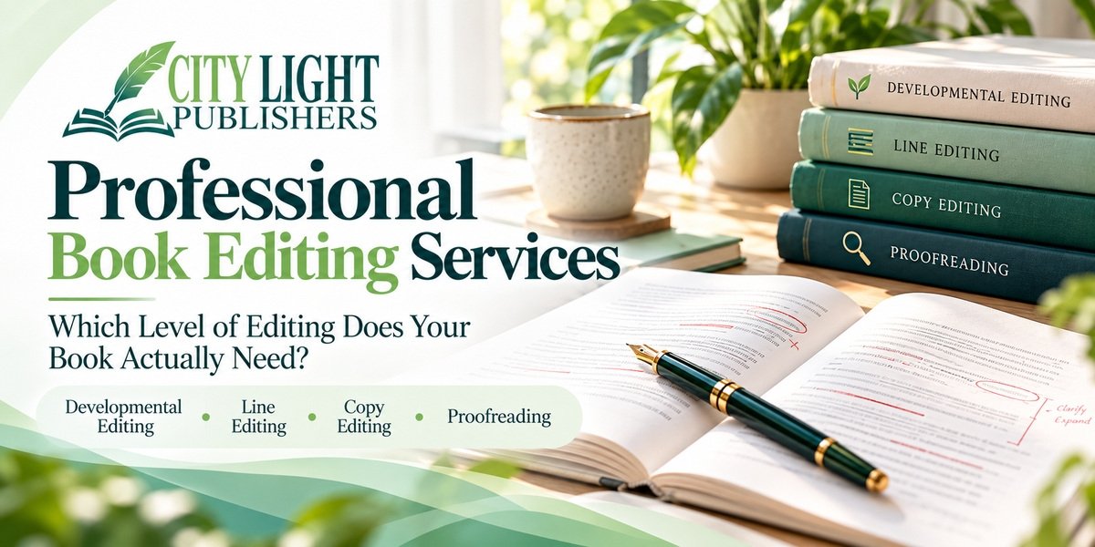 Professional Book Editing Services: Which Level of Editing Does Your Book Actually Need?