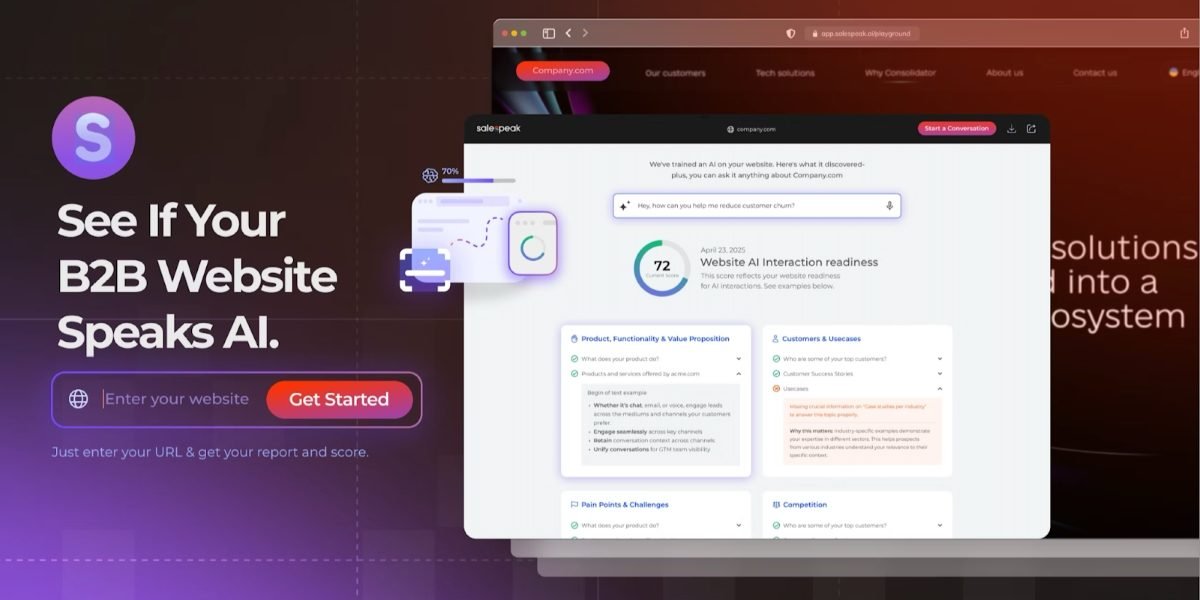 Salespeak Is Redefining Website Relevance for AI-Driven Buyers
