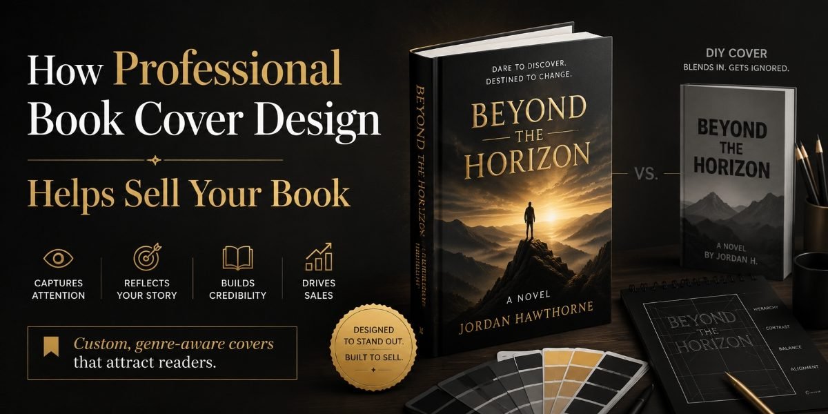 How Professional Book Cover Design Helps Sell Your Book